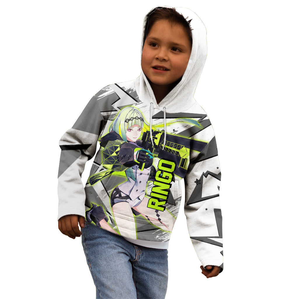 Ringo Persona Kid Hoodie Anime Mix Polygon Cyber Style