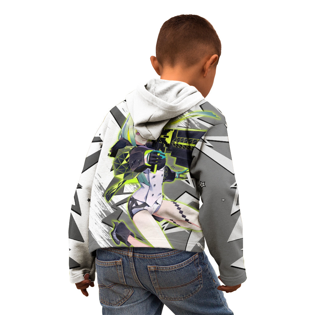 Ringo Persona Kid Hoodie Anime Mix Polygon Cyber Style