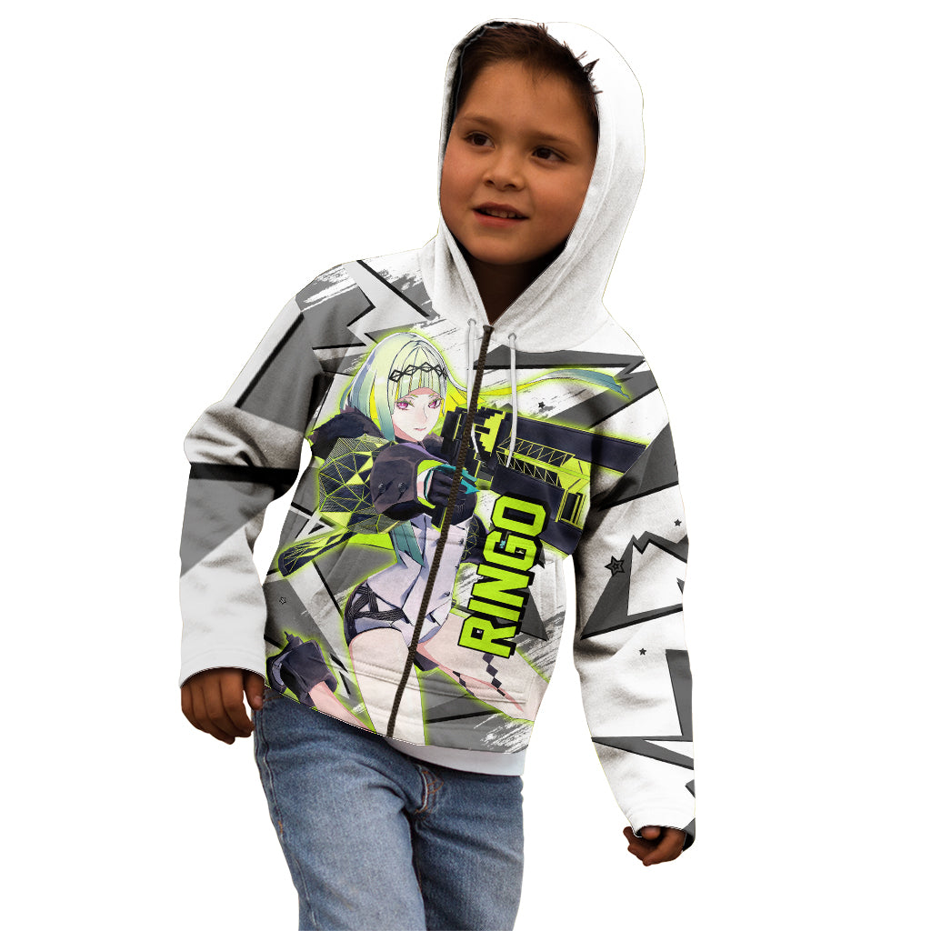 Ringo Persona Kid Hoodie Anime Mix Polygon Cyber Style