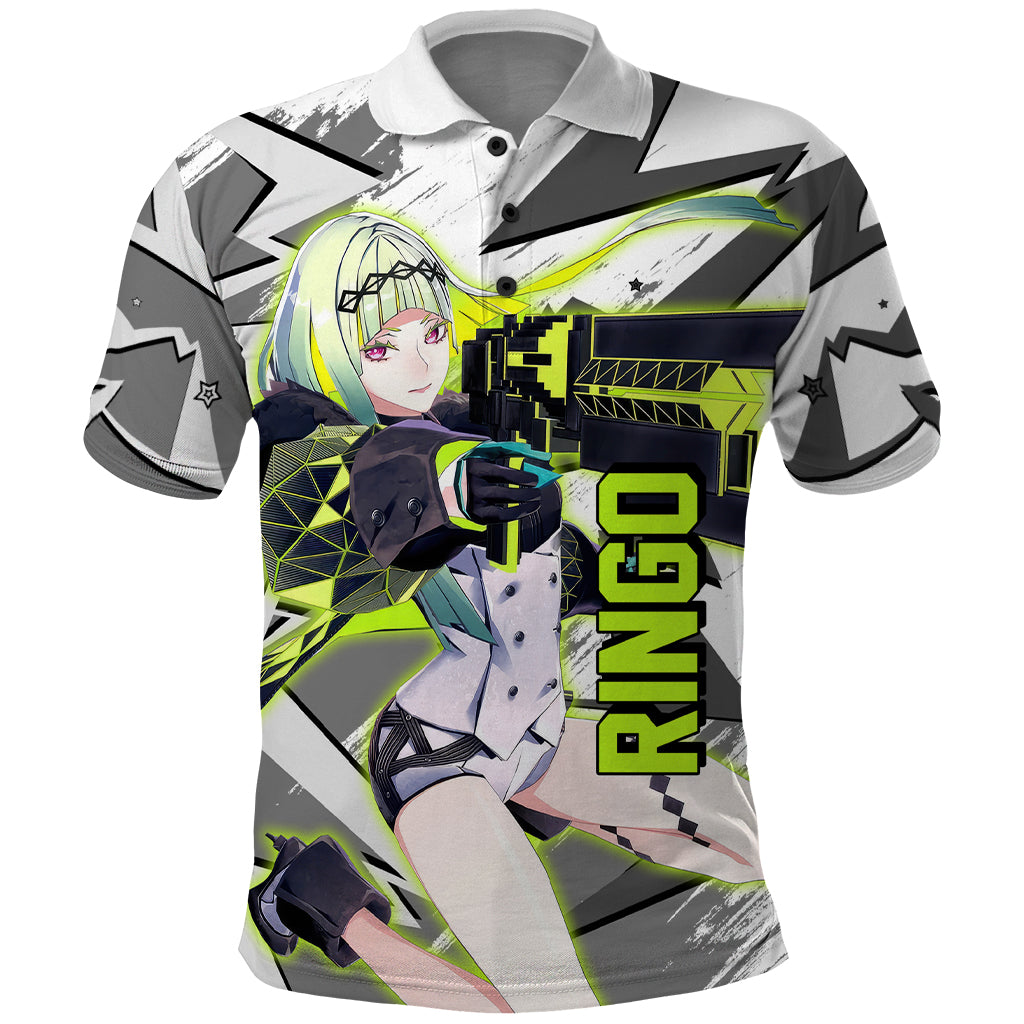 Ringo Persona Polo Shirt Anime Mix Polygon Cyber Style