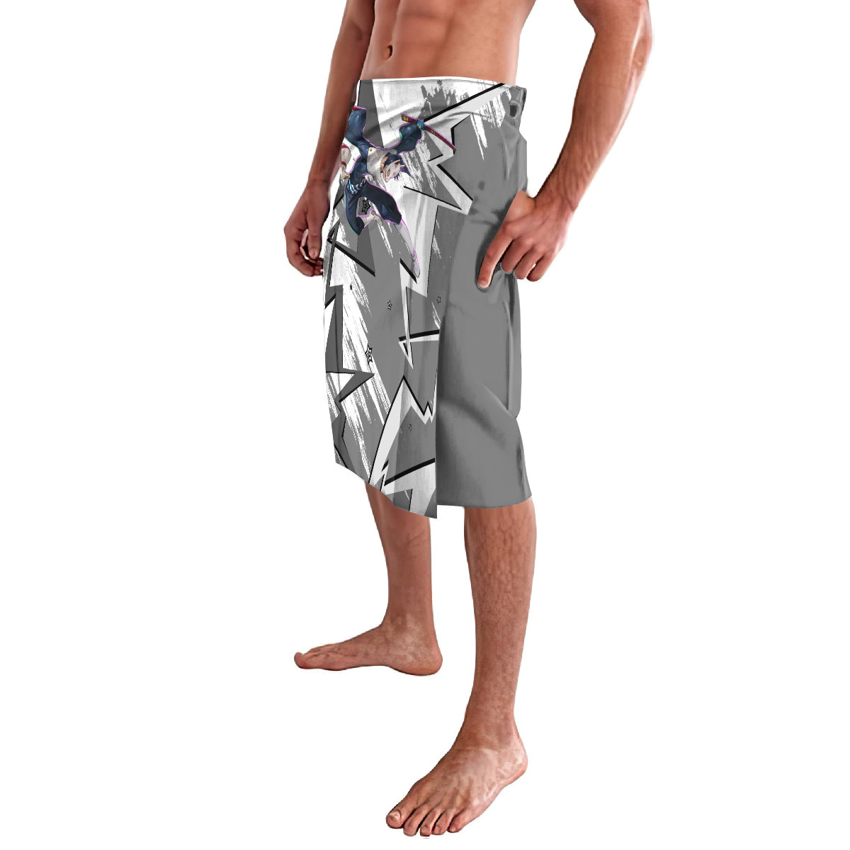 Yusuke Kitagawa Persona Lavalava Anime Mix Polygon Cyber Style