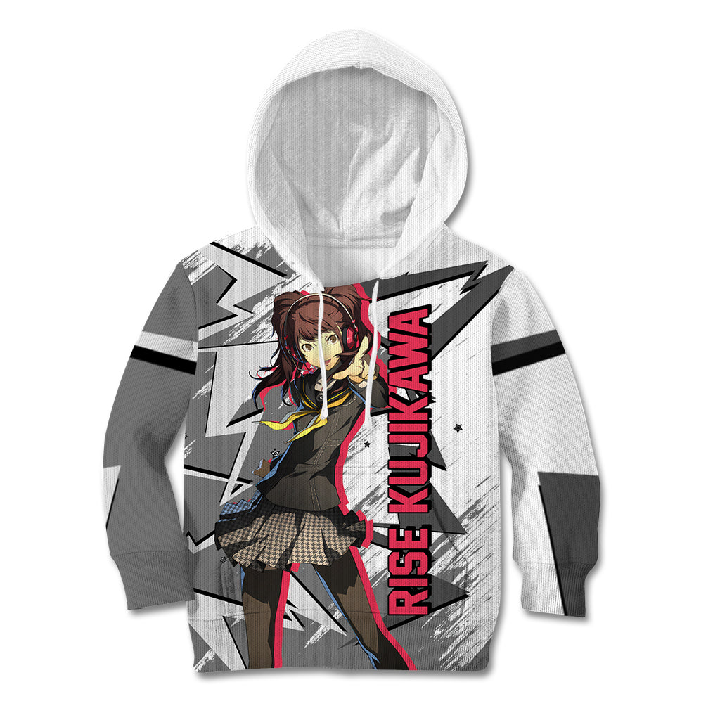 Rise Kujikawa Persona Kid Hoodie Anime Mix Polygon Cyber Style