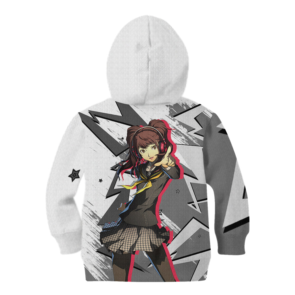 Rise Kujikawa Persona Kid Hoodie Anime Mix Polygon Cyber Style