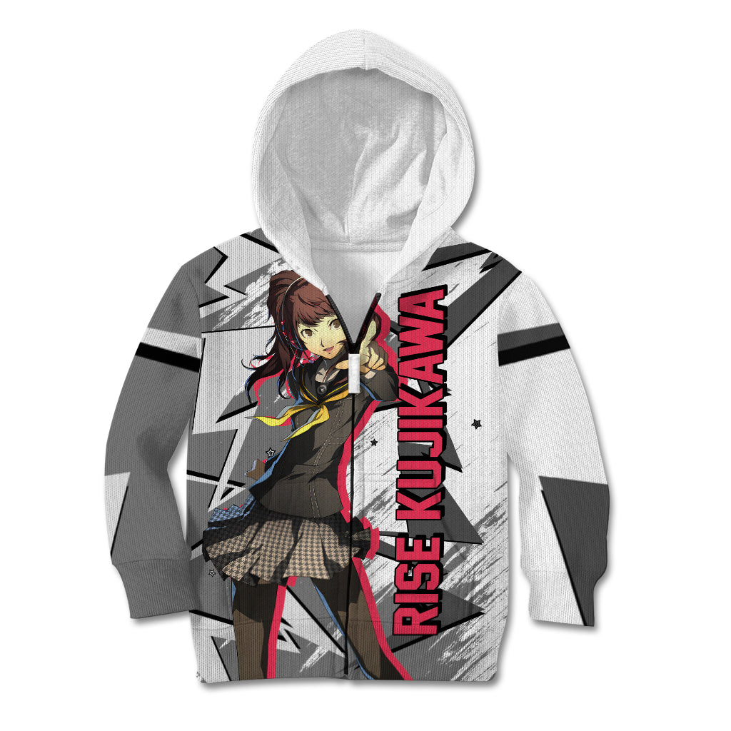 Rise Kujikawa Persona Kid Hoodie Anime Mix Polygon Cyber Style