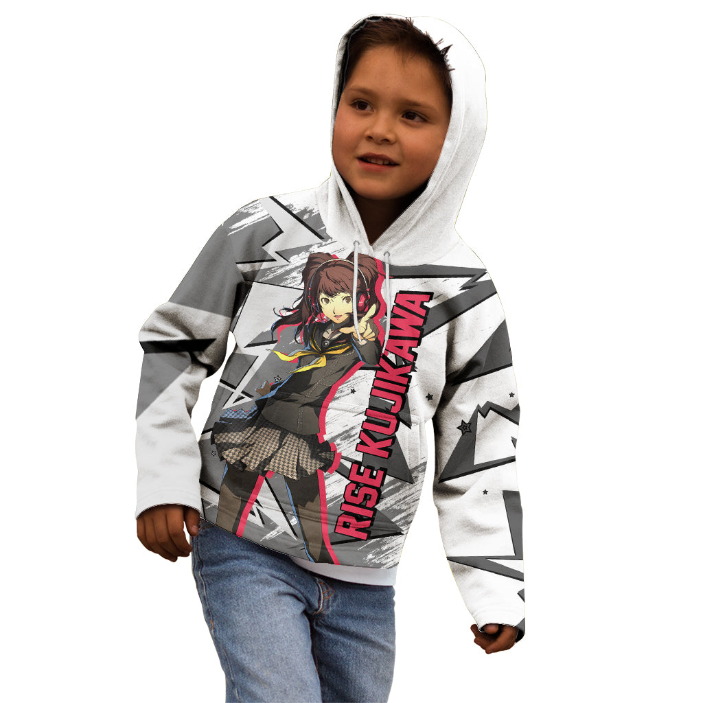 Rise Kujikawa Persona Kid Hoodie Anime Mix Polygon Cyber Style