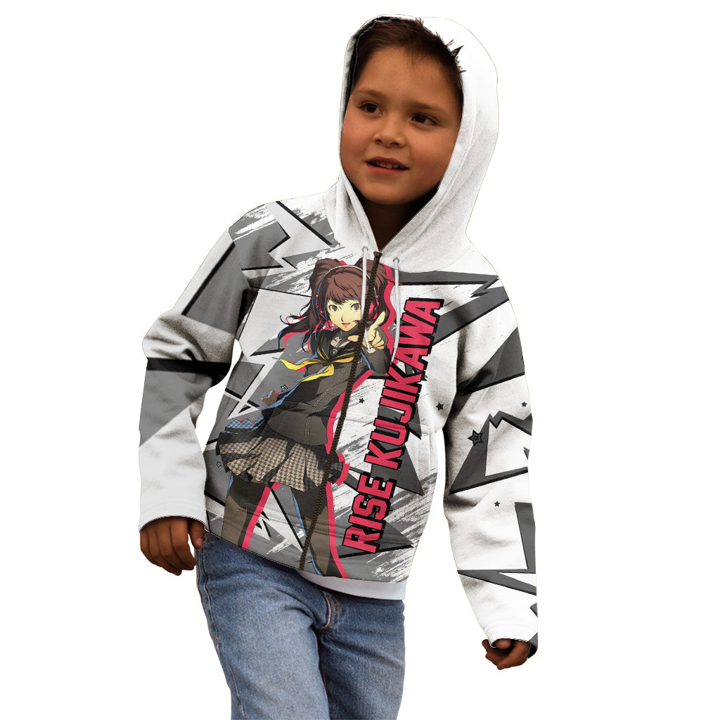 Rise Kujikawa Persona Kid Hoodie Anime Mix Polygon Cyber Style
