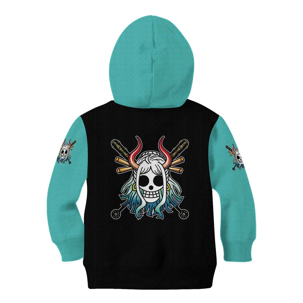 Yamato - One Piece Kid Hoodie Anime Mix Manga Style
