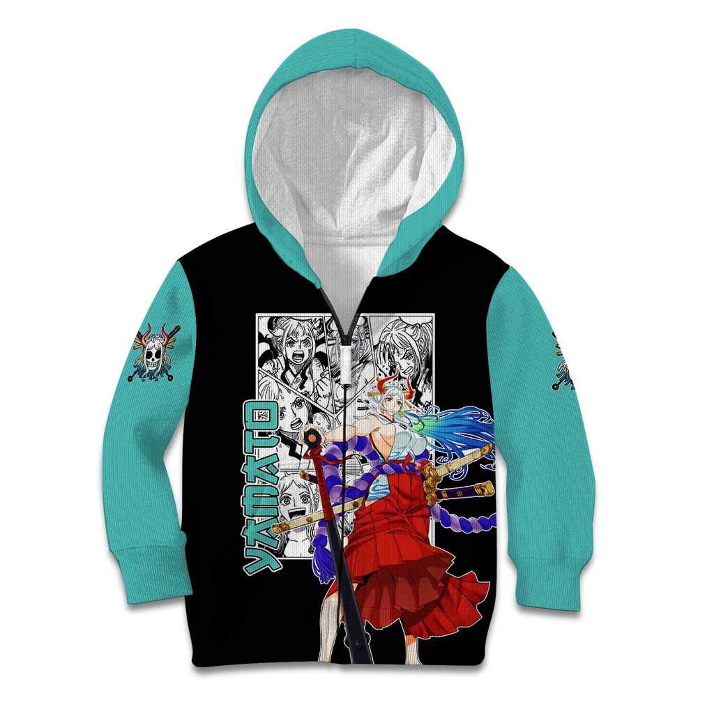 Yamato - One Piece Kid Hoodie Anime Mix Manga Style