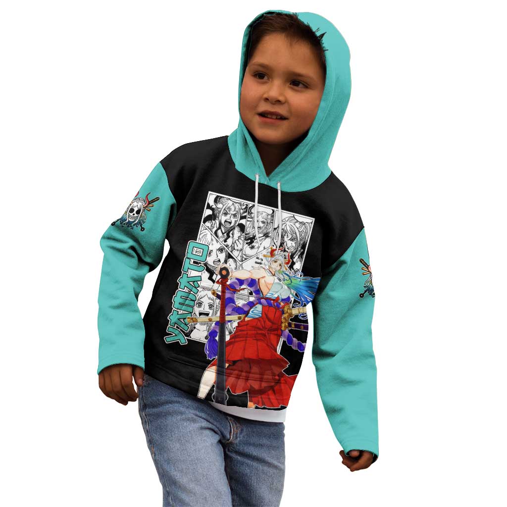 Yamato - One Piece Kid Hoodie Anime Mix Manga Style