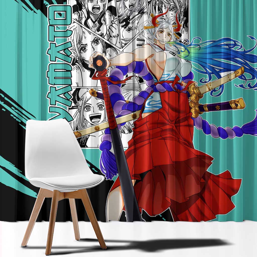 Yamato - One Piece Window Curtain Anime Mix Manga Style