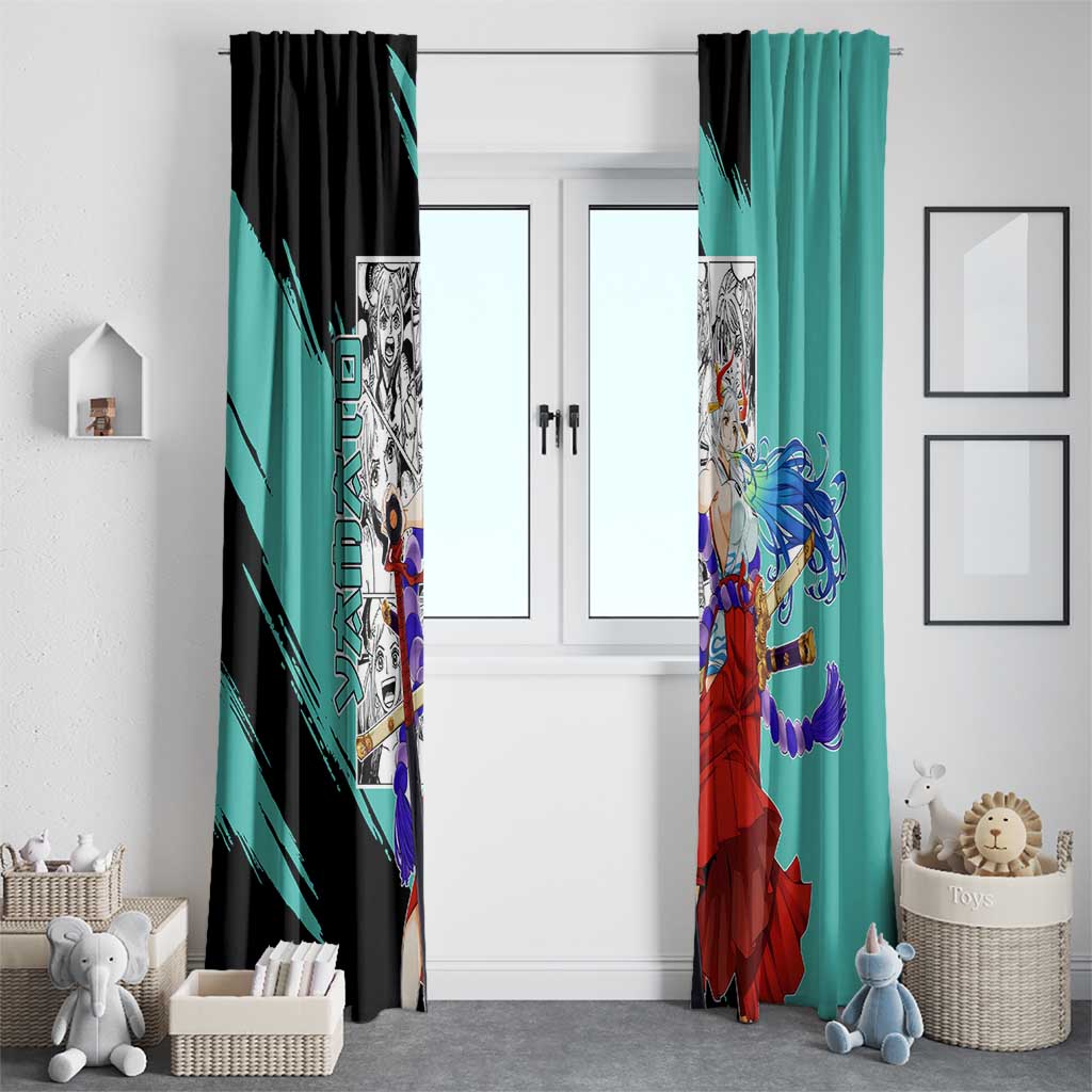 Yamato - One Piece Window Curtain Anime Mix Manga Style
