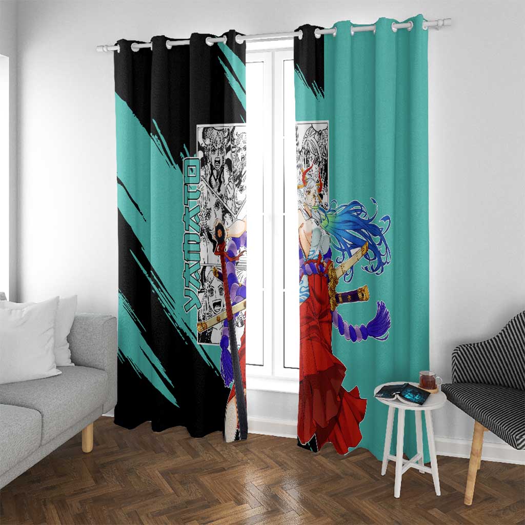 Yamato - One Piece Window Curtain Anime Mix Manga Style