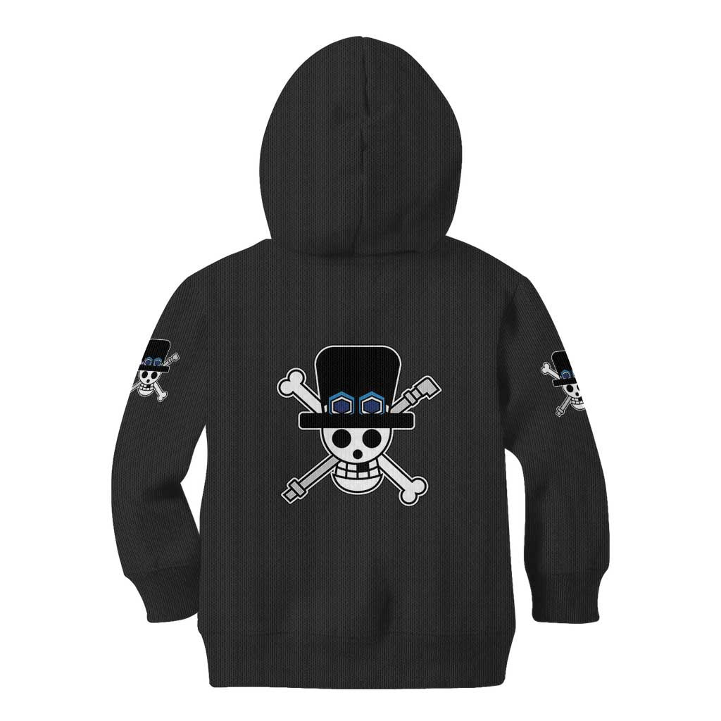 Sabo - One Piece Kid Hoodie Anime Mix Manga Style