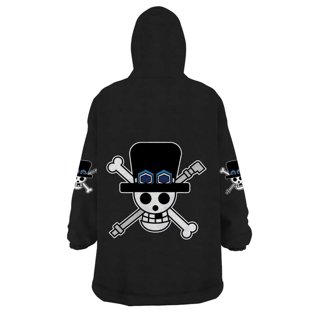 Sabo - One Piece Wearable Blanket Hoodie Anime Mix Manga Style