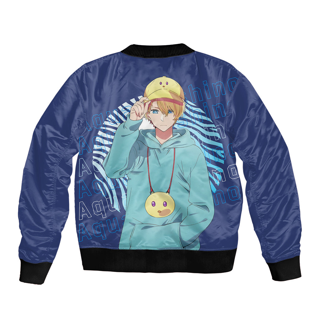Aquamarine Hoshino - Oshi no Ko Bomber Jacket Anime Style