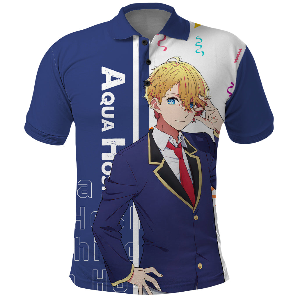 Aquamarine Hoshino - Oshi no Ko Polo Shirt Anime Style