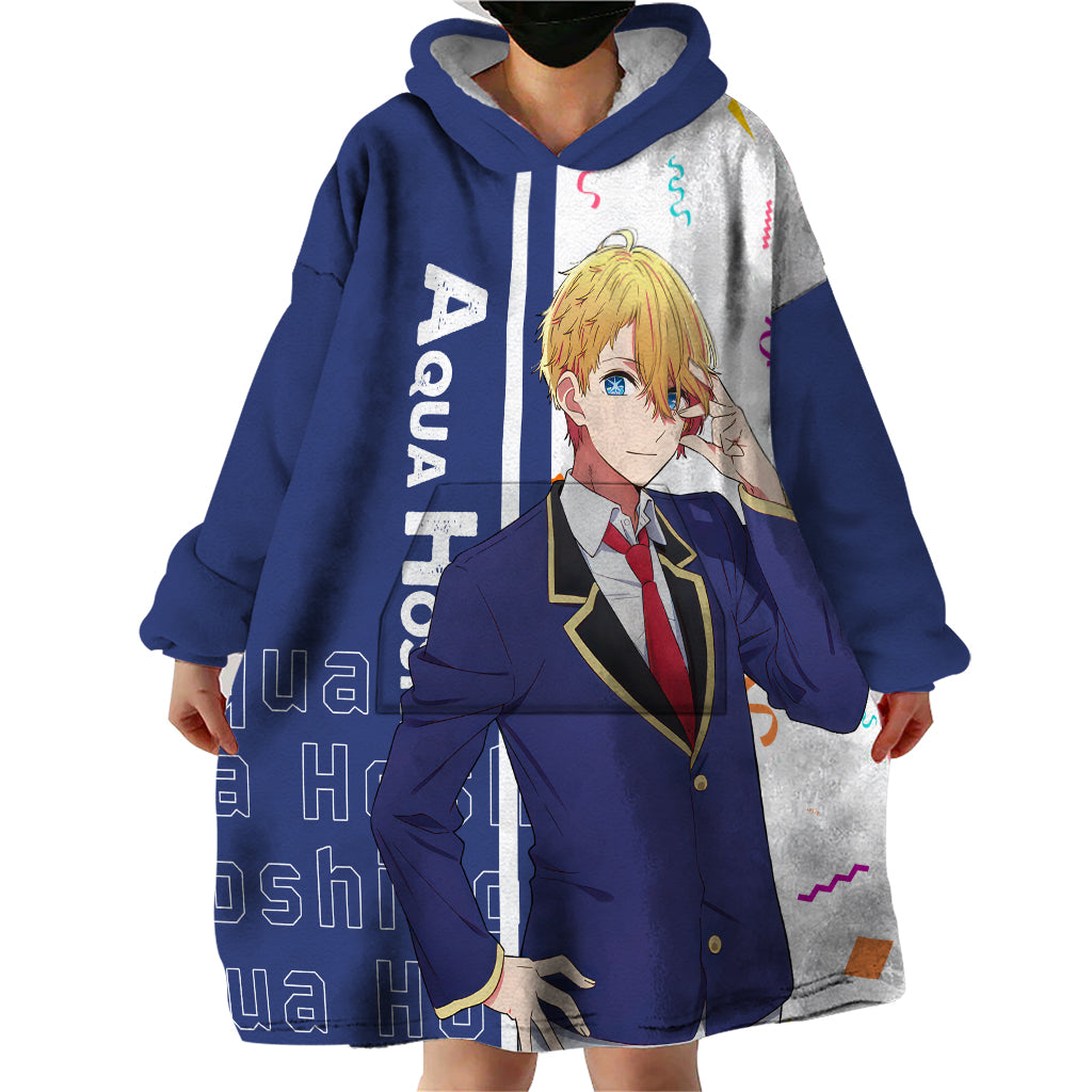 Aquamarine Hoshino - Oshi no Ko Wearable Blanket Hoodie Anime Style