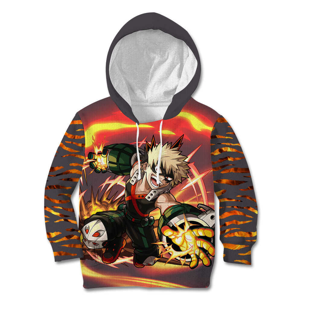 Katsuki Bakugo - My Hero Academia Kid Hoodie Dynamight Anime Style