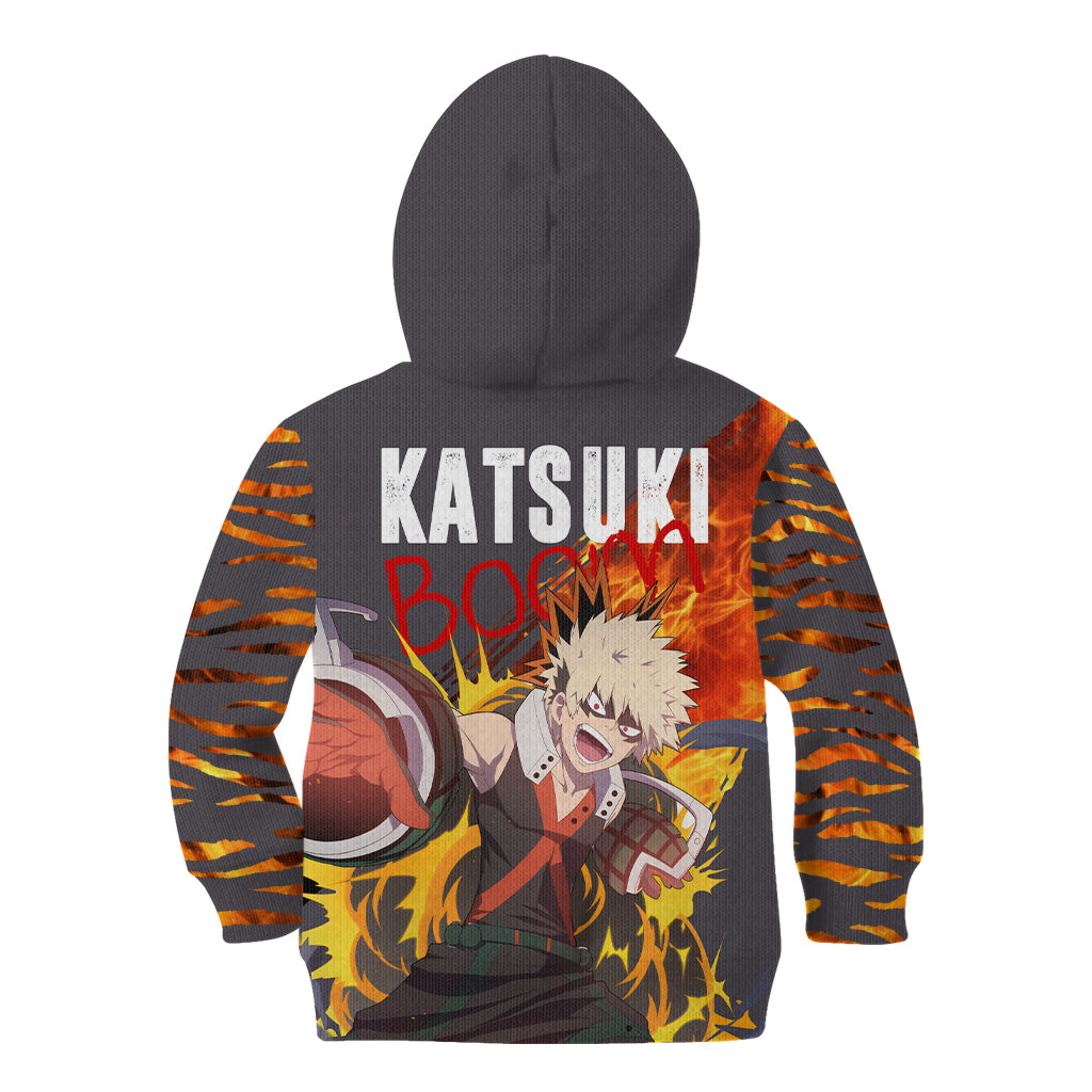 Katsuki Bakugo - My Hero Academia Kid Hoodie Dynamight Anime Style
