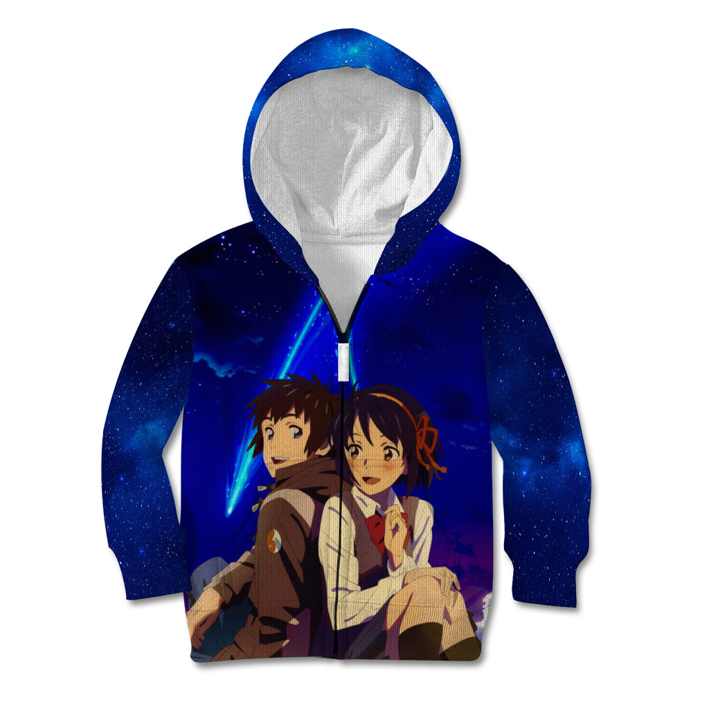 Your Name Movie Kid Hoodie Anime Mix Galaaxy Style