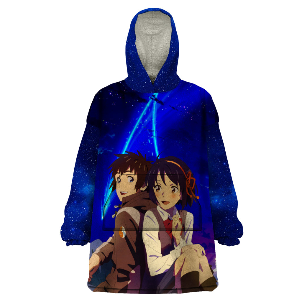 Your Name Movie Wearable Blanket Hoodie Anime Mix Galaaxy Style