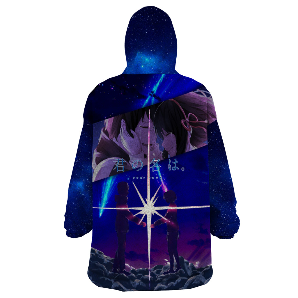 Your Name Movie Wearable Blanket Hoodie Anime Mix Galaaxy Style