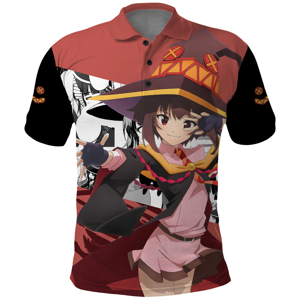 Megumin - KonoSuba Polo Shirt Anime Style