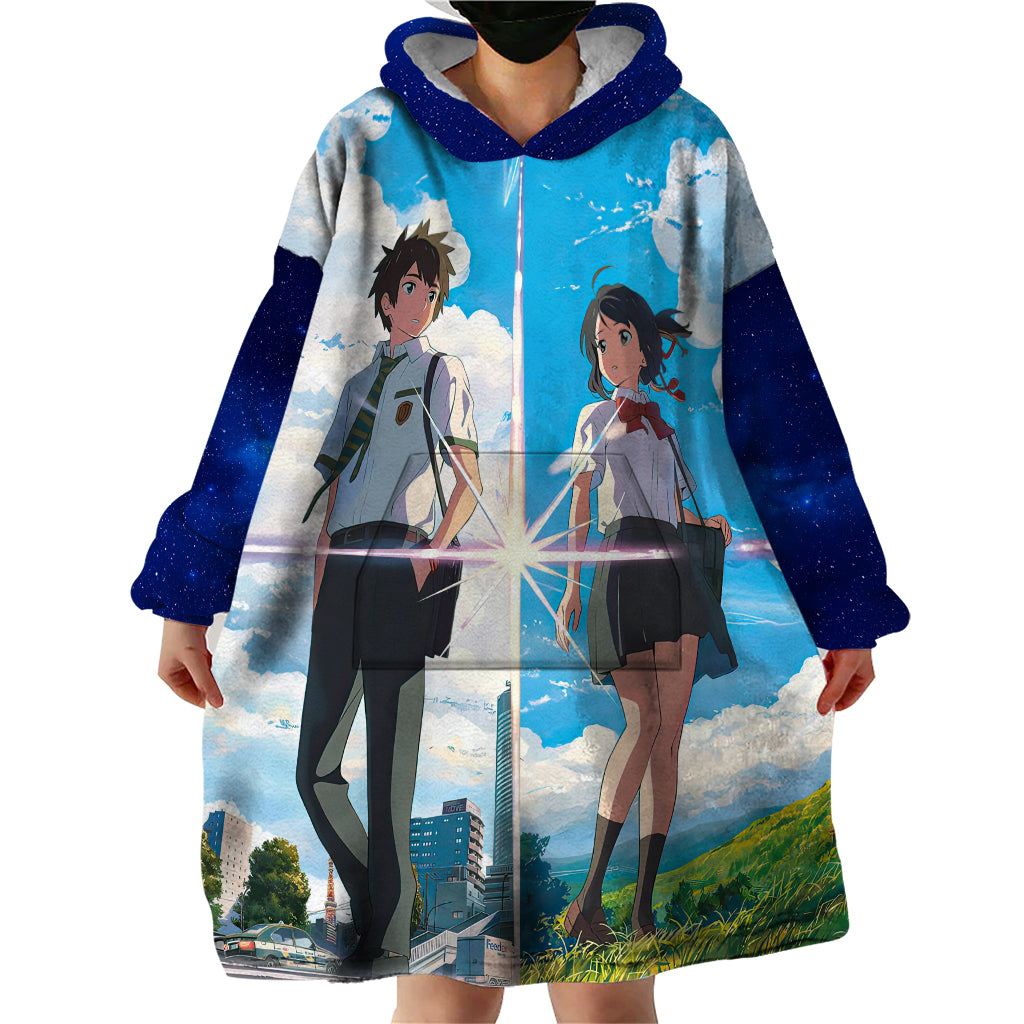 Your Name Hoodie Kimi no Na wa Wearable Blanket Hoodie Anime Style
