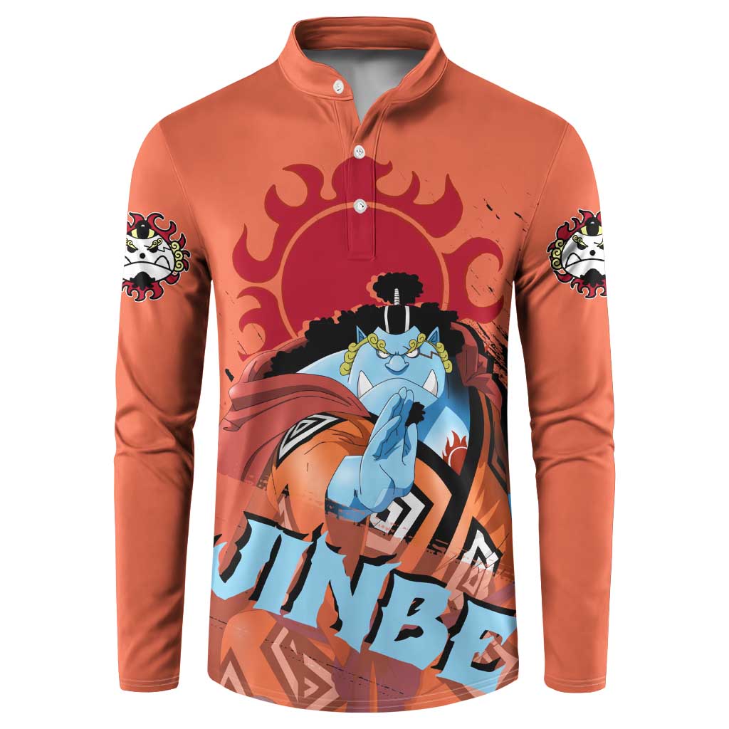 Jinbe - One Piece Button Sweatshirt Anime Style