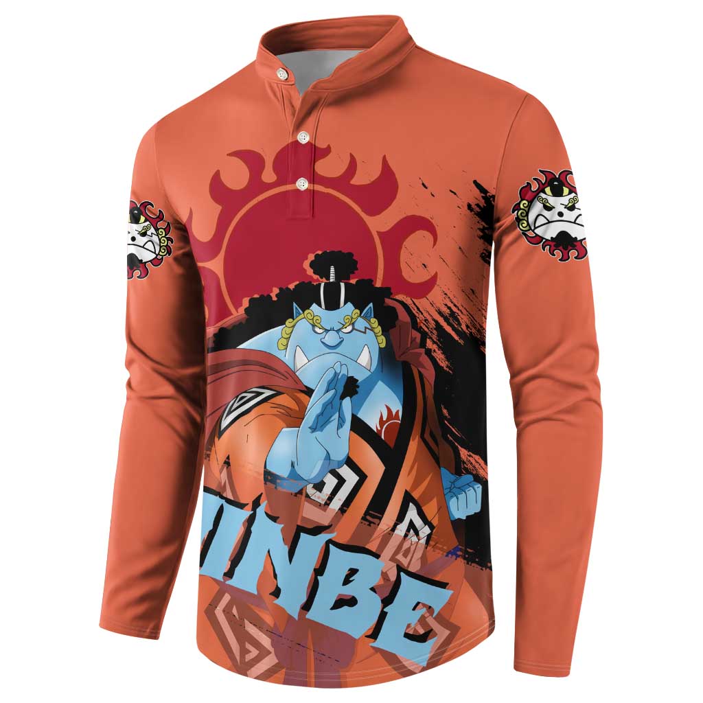 Jinbe - One Piece Button Sweatshirt Anime Style