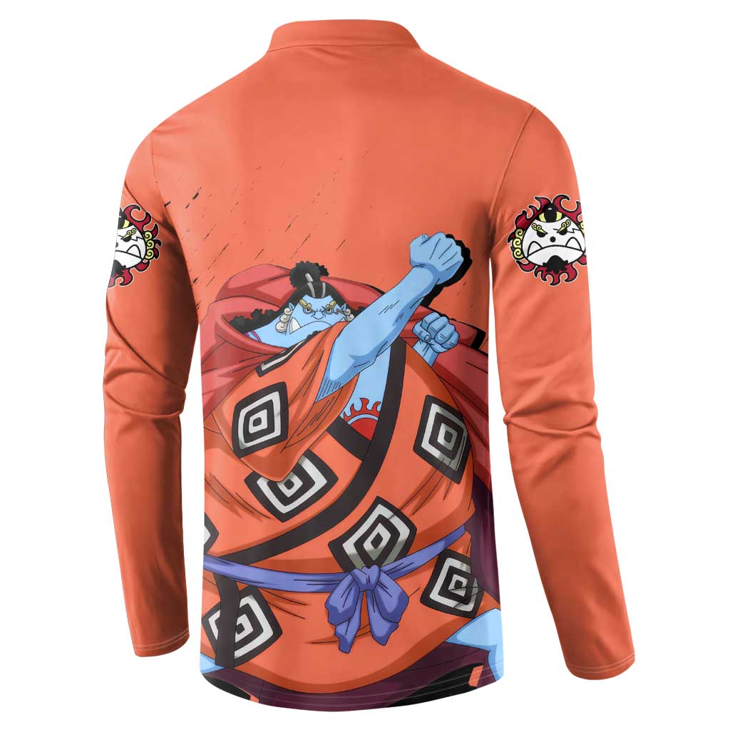Jinbe - One Piece Button Sweatshirt Anime Style