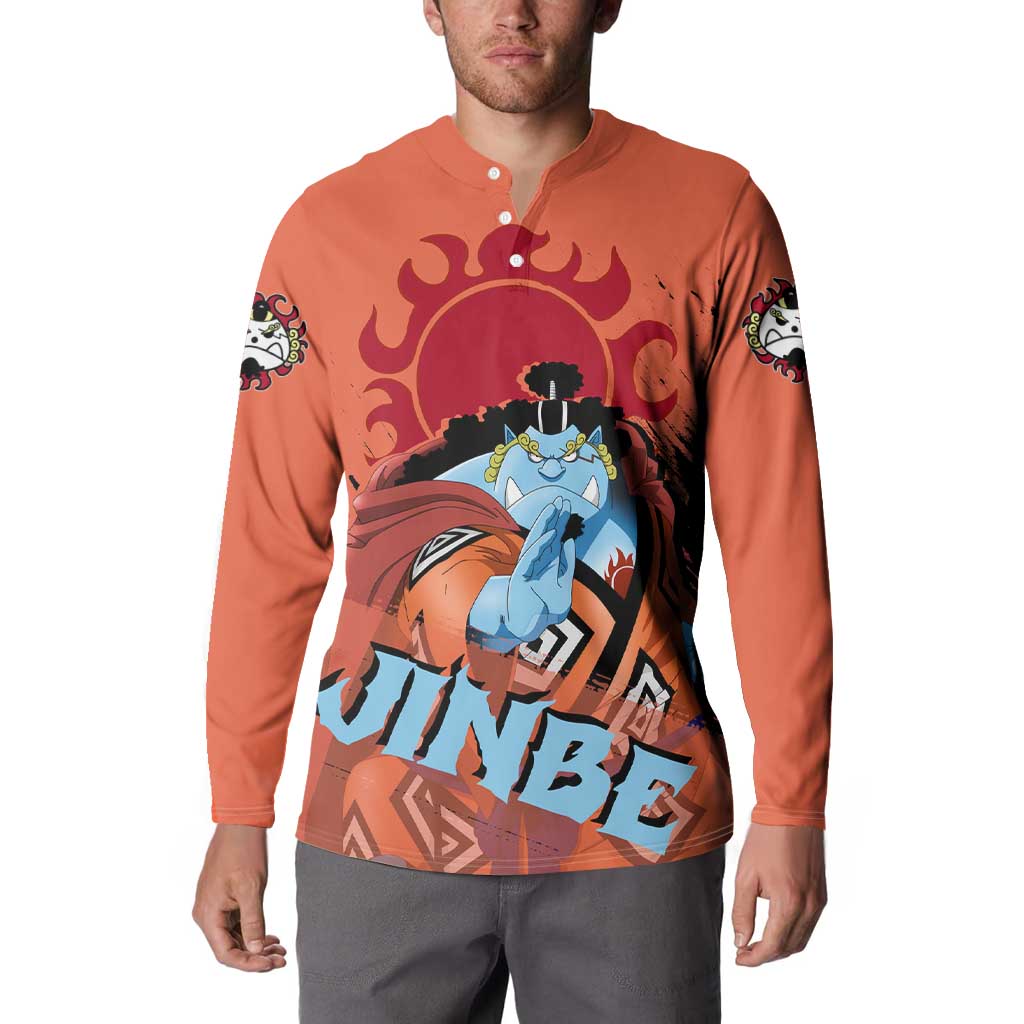 Jinbe - One Piece Button Sweatshirt Anime Style