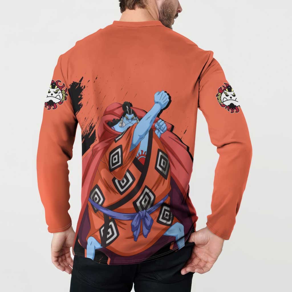 Jinbe - One Piece Button Sweatshirt Anime Style