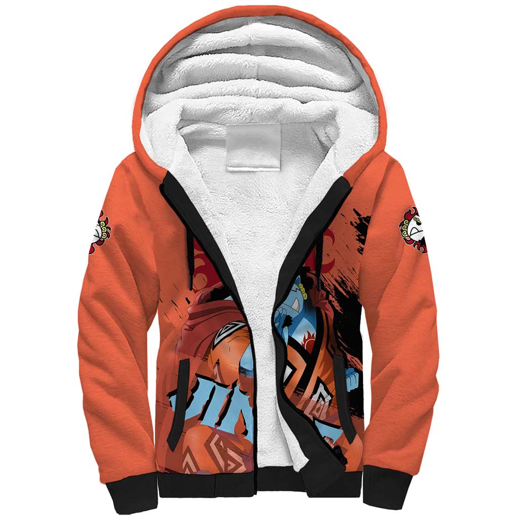 Jinbe - One Piece Sherpa Hoodie Anime Style