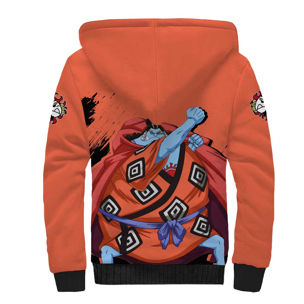 Jinbe - One Piece Sherpa Hoodie Anime Style