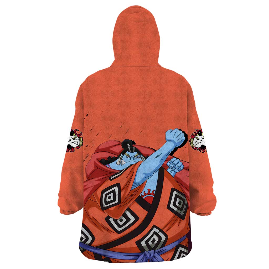 Jinbe - One Piece Wearable Blanket Hoodie Anime Style