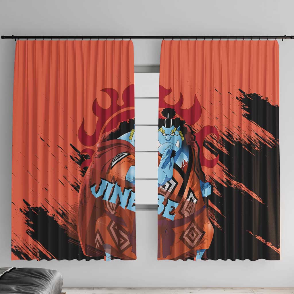Jinbe - One Piece Window Curtain Anime Style