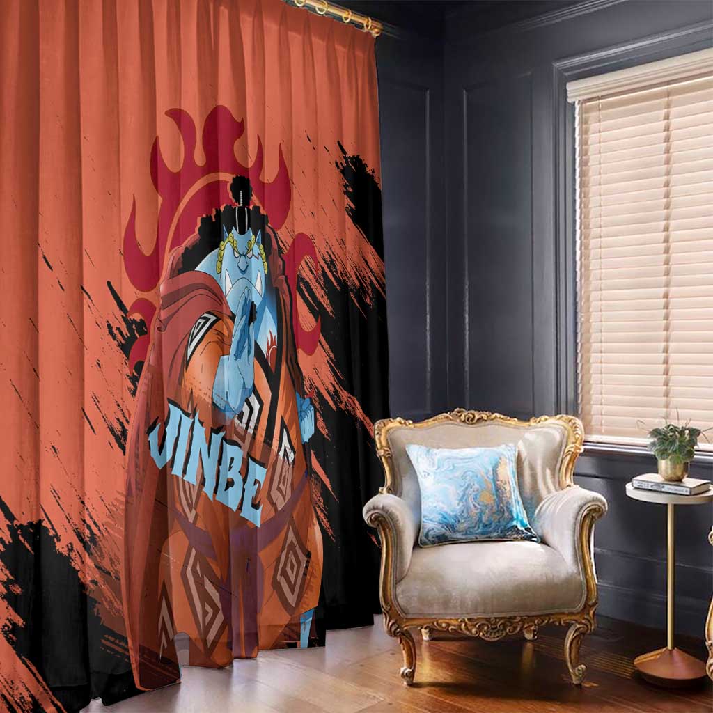 Jinbe - One Piece Window Curtain Anime Style