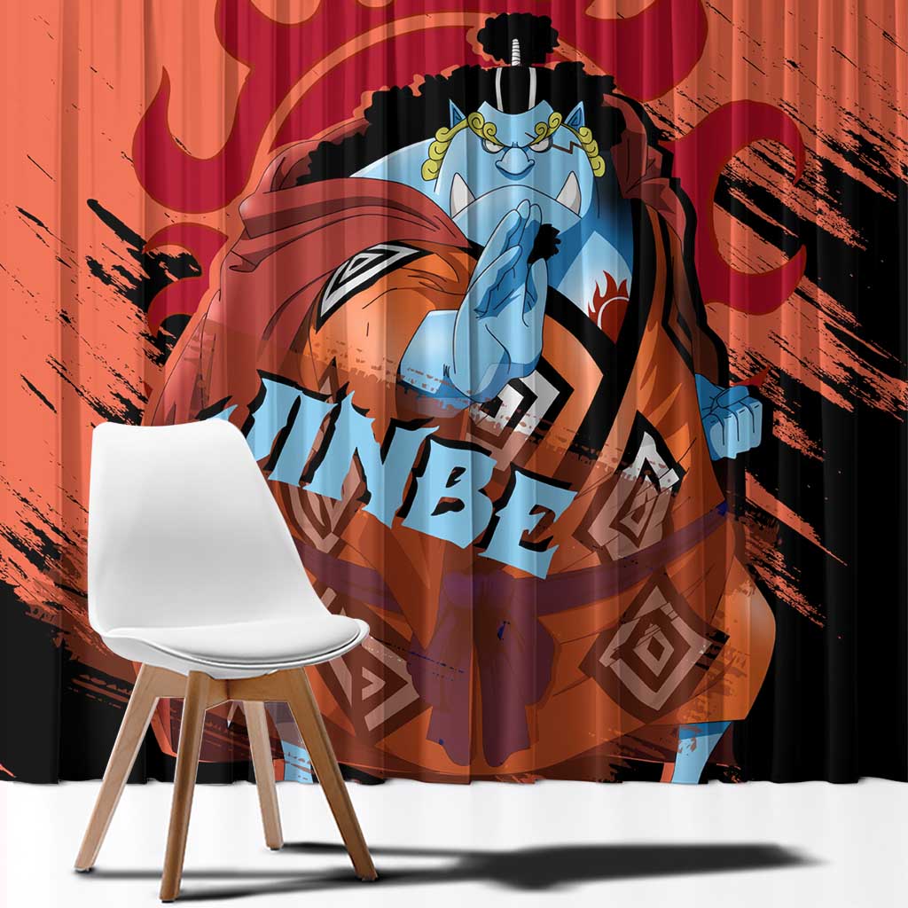 Jinbe - One Piece Window Curtain Anime Style