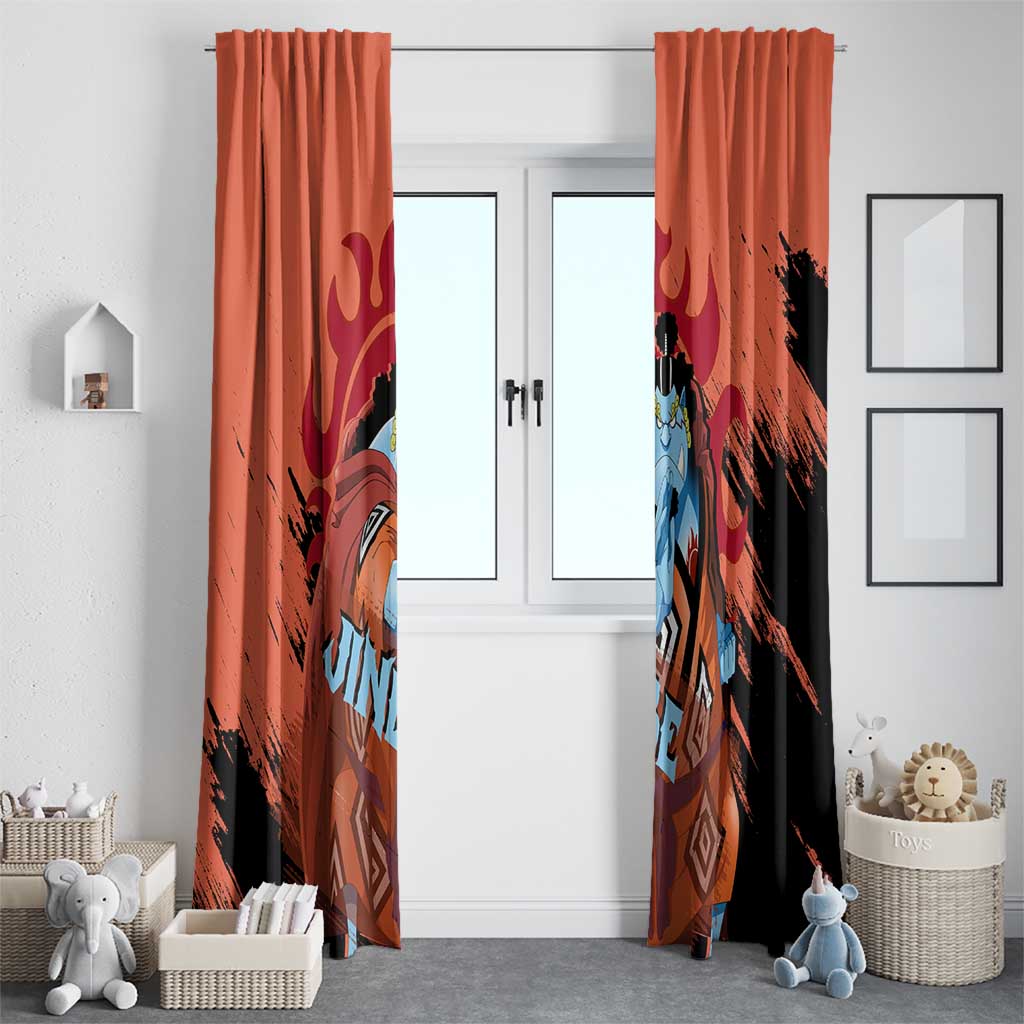 Jinbe - One Piece Window Curtain Anime Style