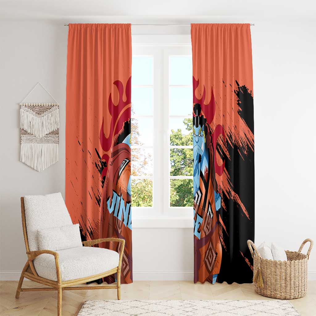 Jinbe - One Piece Window Curtain Anime Style