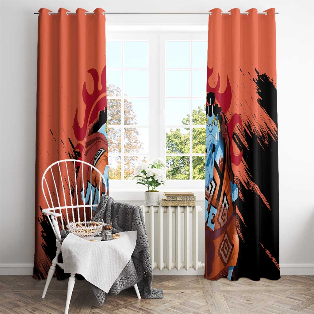 Jinbe - One Piece Window Curtain Anime Style