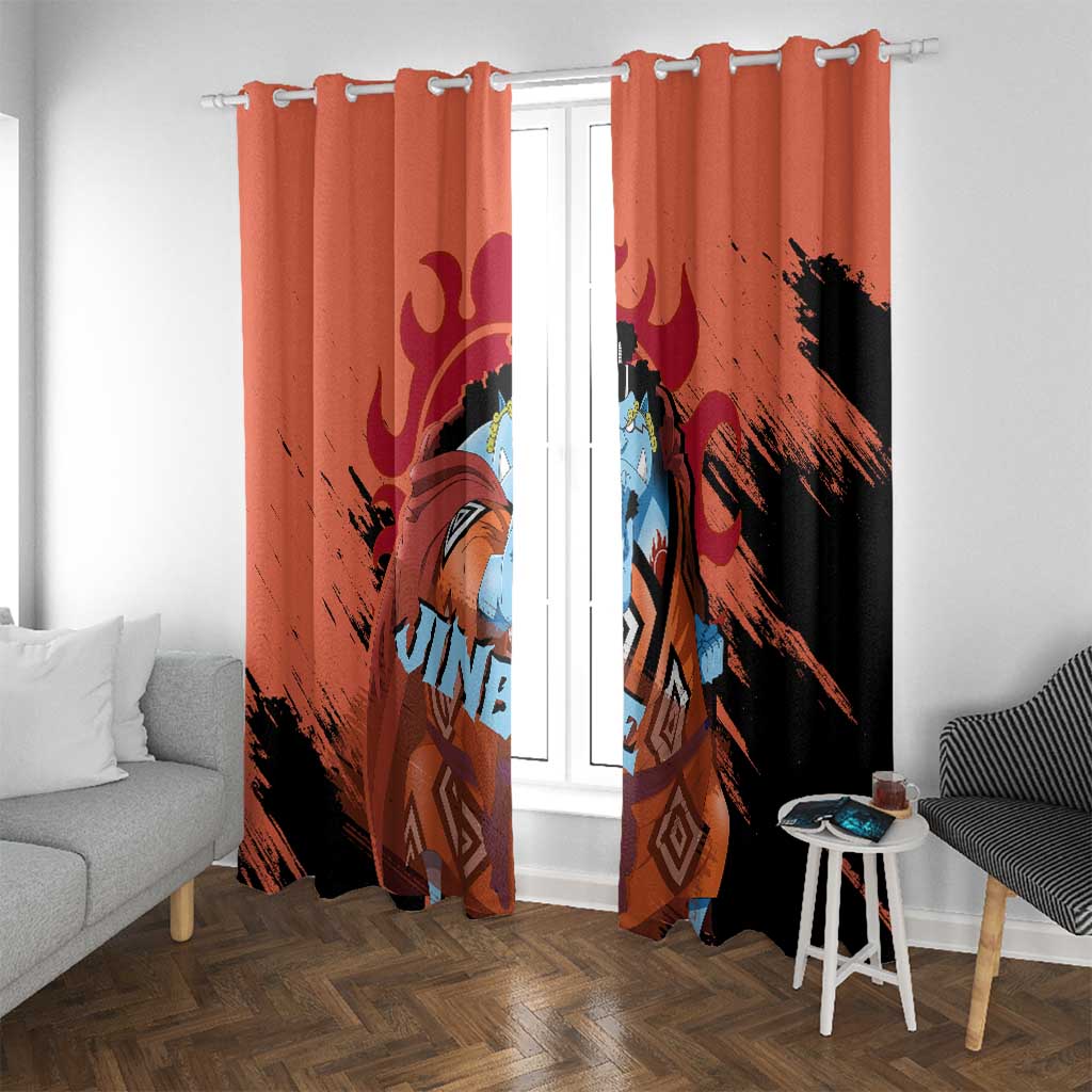 Jinbe - One Piece Window Curtain Anime Style