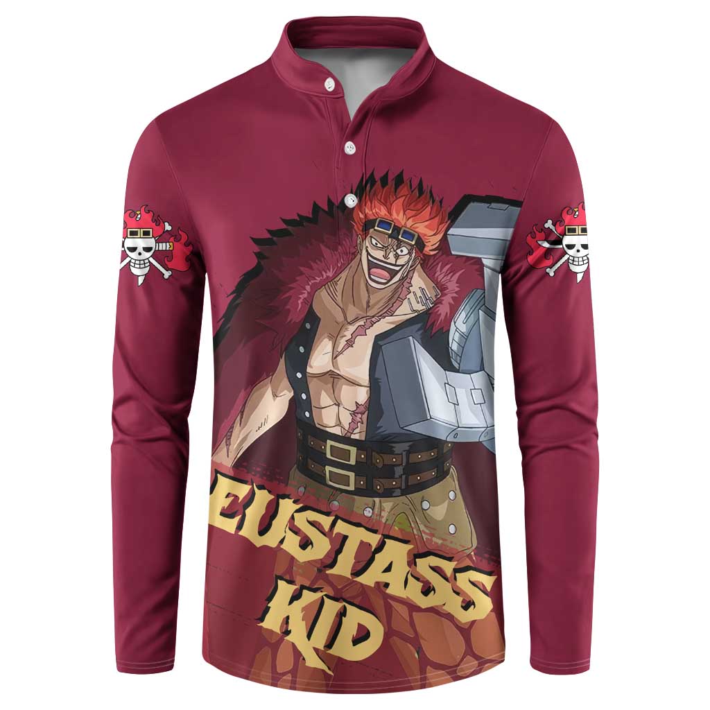 Eustass Kid - One Piece Button Sweatshirt Anime Style