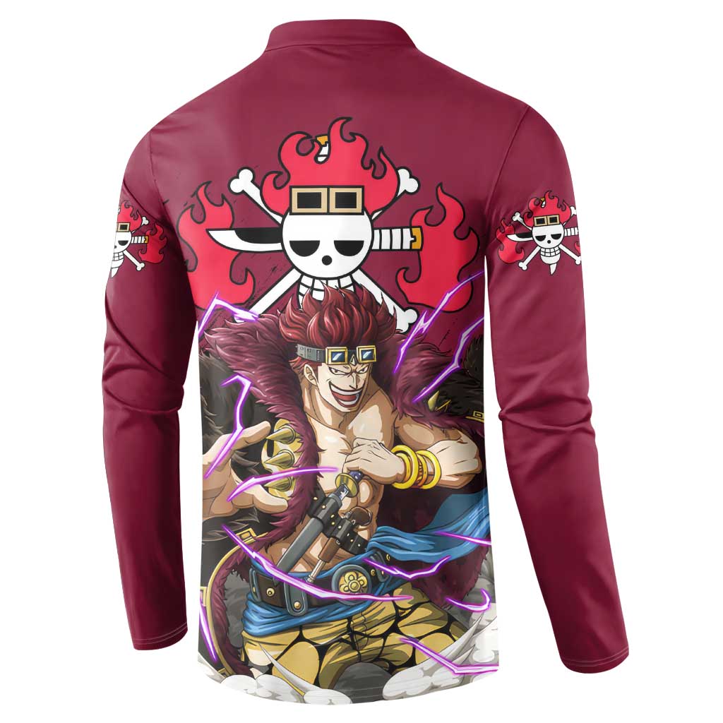 Eustass Kid - One Piece Button Sweatshirt Anime Style