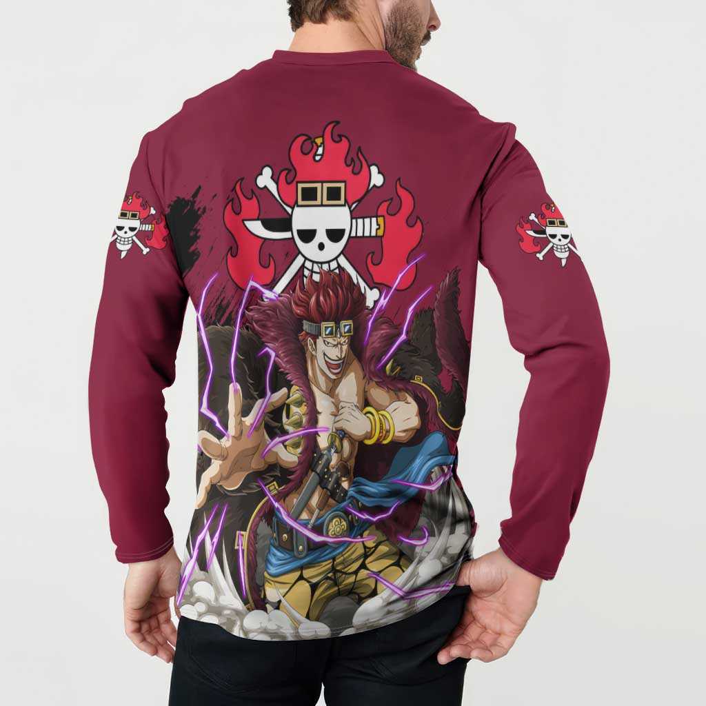 Eustass Kid - One Piece Button Sweatshirt Anime Style