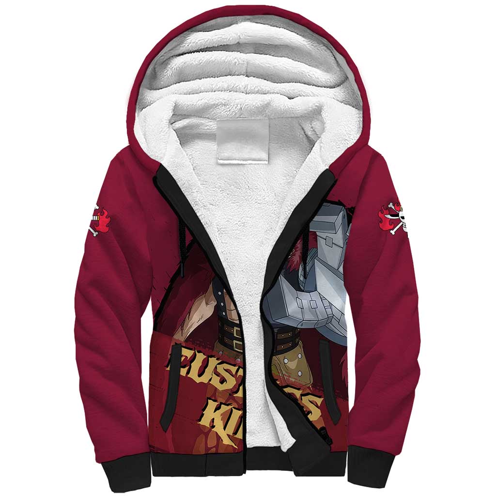 Eustass Kid - One Piece Sherpa Hoodie Anime Style