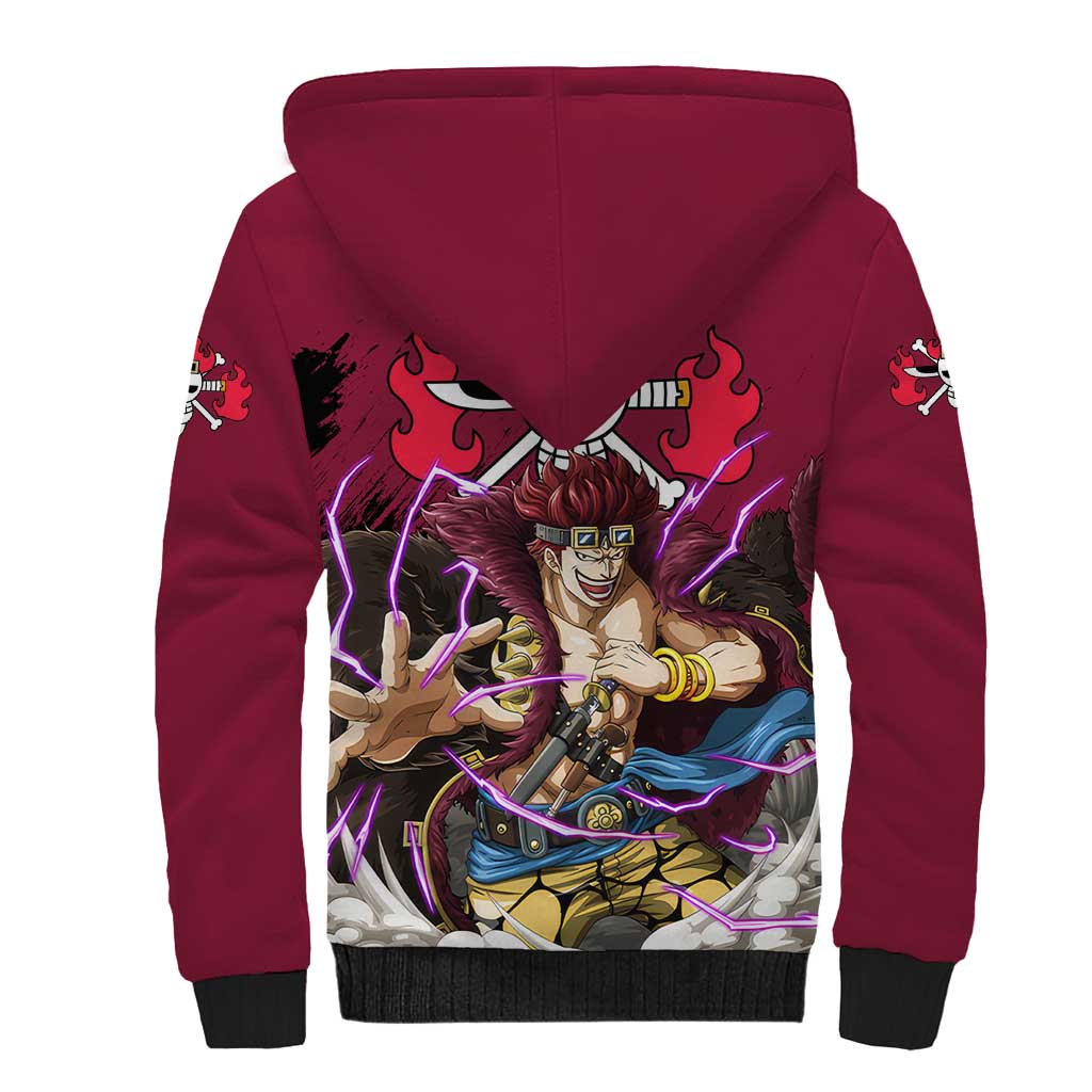 Eustass Kid - One Piece Sherpa Hoodie Anime Style
