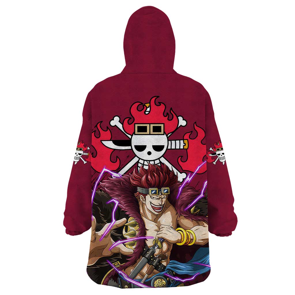 Eustass Kid - One Piece Wearable Blanket Hoodie Anime Style
