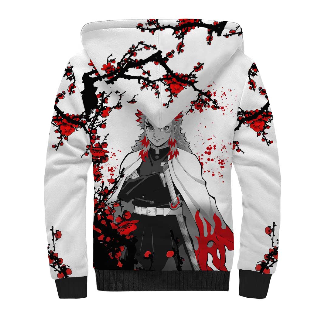 Kyojuro Rengoku - Demon Slayer Sherpa Hoodie Anime Japan Style